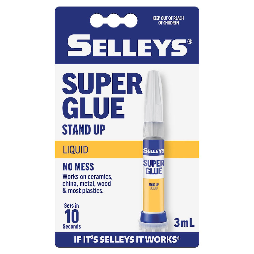 SELLEYS Stand Up Liquid Super Glue 3ml