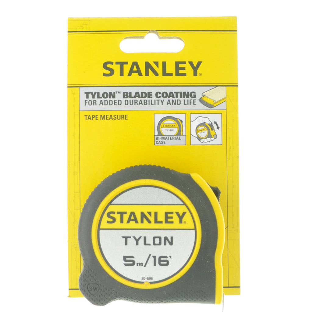 STANLEY 5M/16ft Metric/Imperial Tape Measure With 19mm Blade 30-696