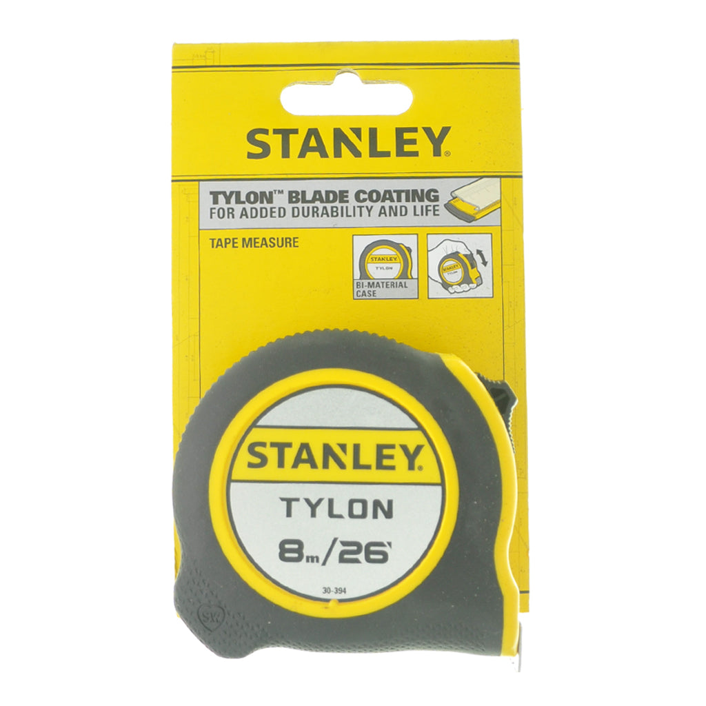 STANLEY Tylon 8M/26' Metric/Imperial Tape Measure With 25mm Blade 30-394