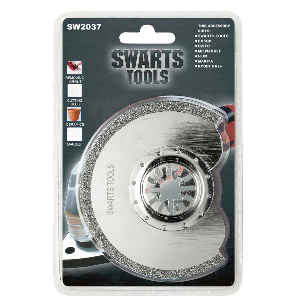 SWARTS TOOLS Diamond Half Moon Flush Cutting Multi Tool Blade SW2037