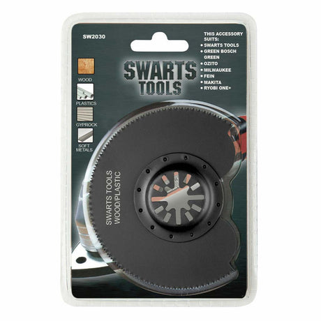 SWARTS TOOLS HC Half Moon Flush Cutting Multi Tool Blade SW2030