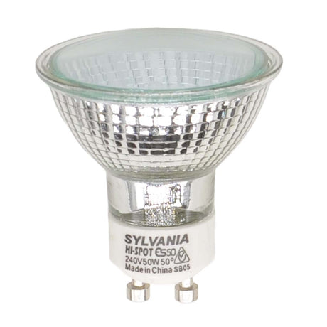 SYLVANIA Hi-Spot ES 50 Halogen Light Bulb GU10 240V 50W 50° 212610