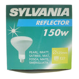 SYLVANIA R125 Reflector Light Bulb E27 240V 150W 140012