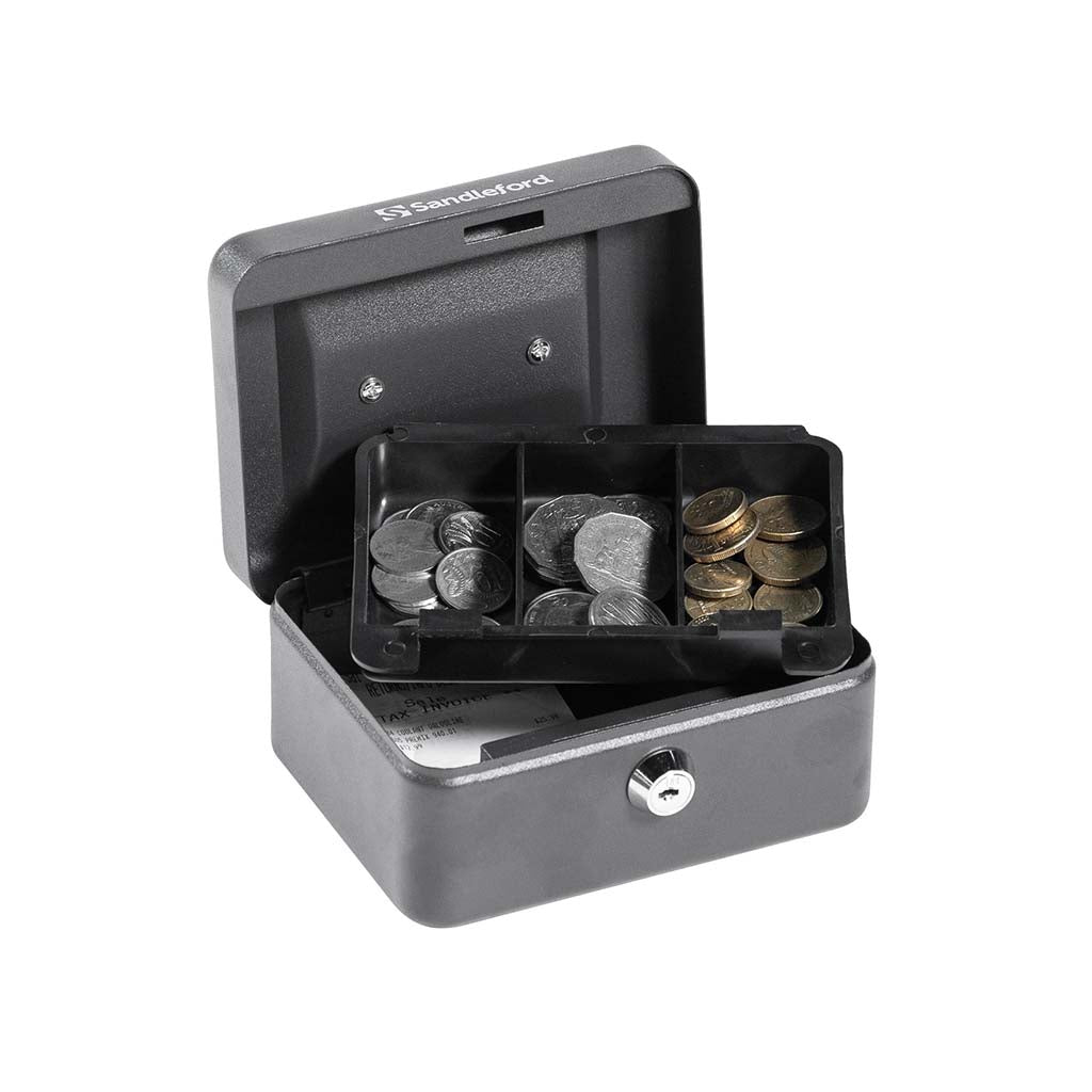 Sandleford 150mm Black Small Cash Box CB001