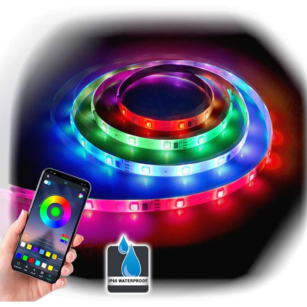 Sansai Wifi RGB LED Strip Light 5M IP65 GL-SM555