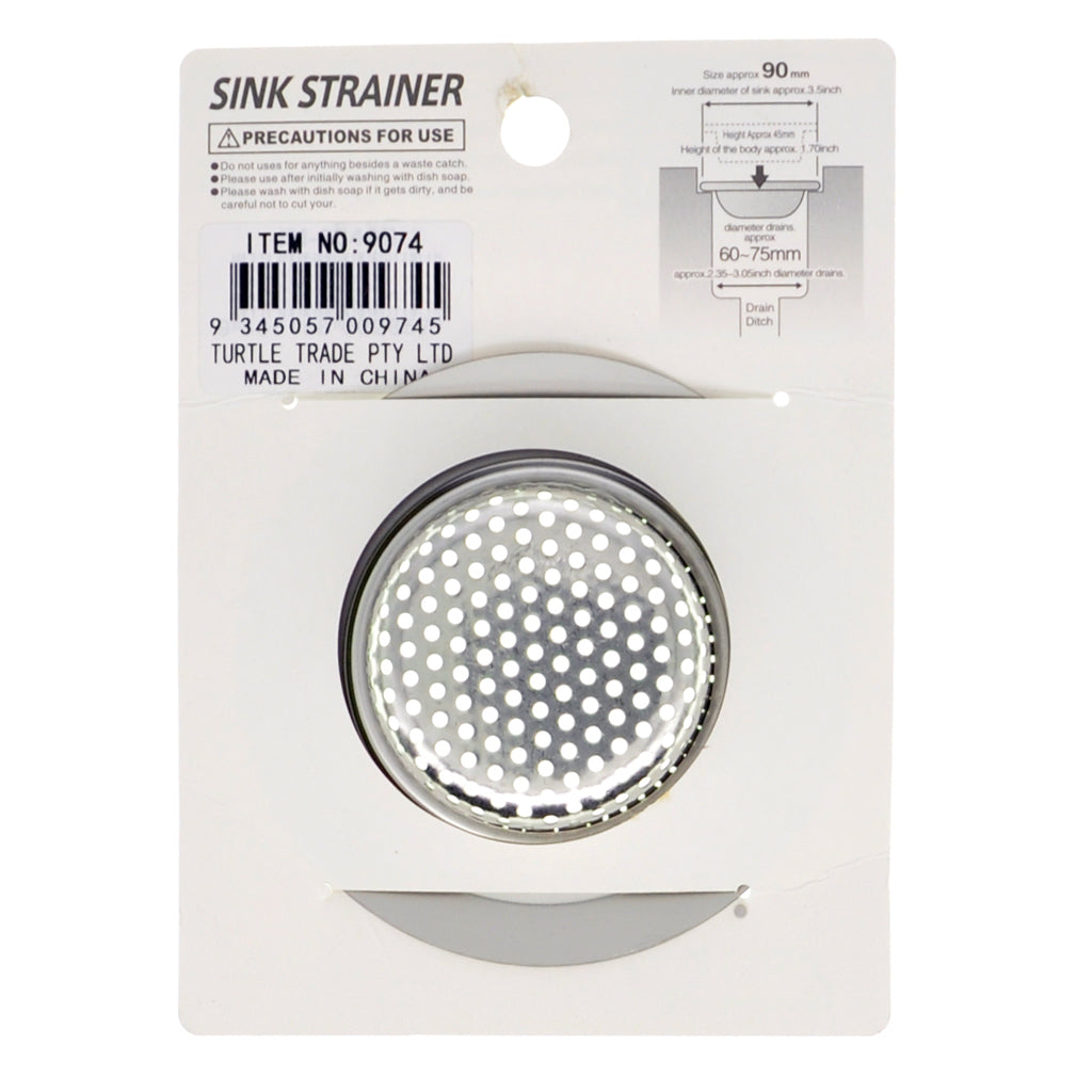 Stainless Steel Filter Sink Strainer 90mm 9074