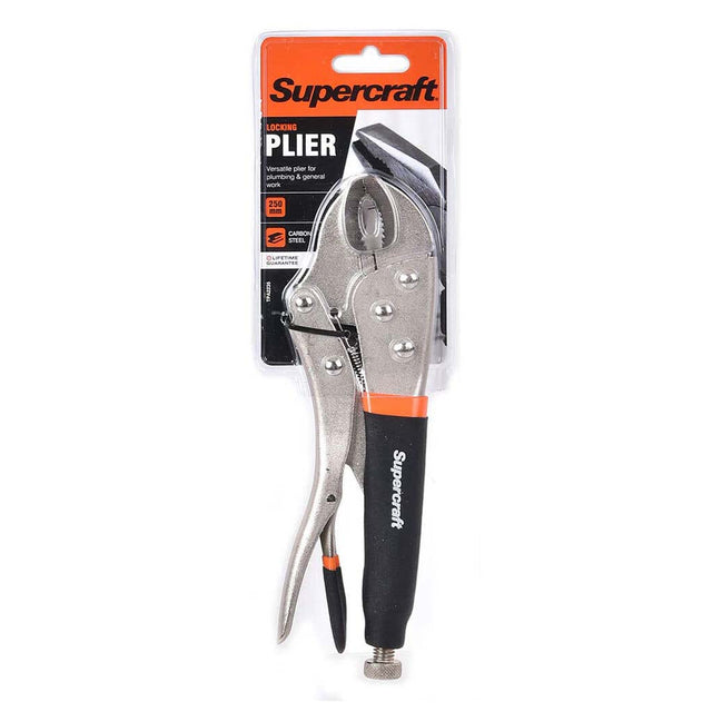 Supercraft Locking Plier 250mm For Plumbing & General Work TPA2235