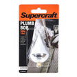 Supercraft Steel Plumb Bob 300g Chrome Plated TLB0300