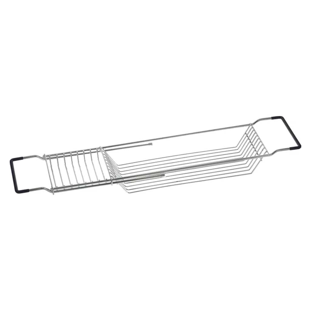 Supertex Bath Tub Rack Chrome 6.5x13x63cm