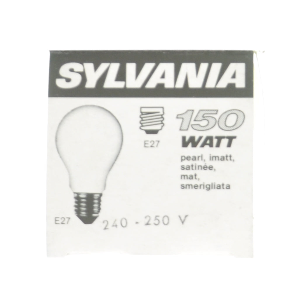 Sylvania GLS Incandescent Light Bulb E27 240V 150W Pearl