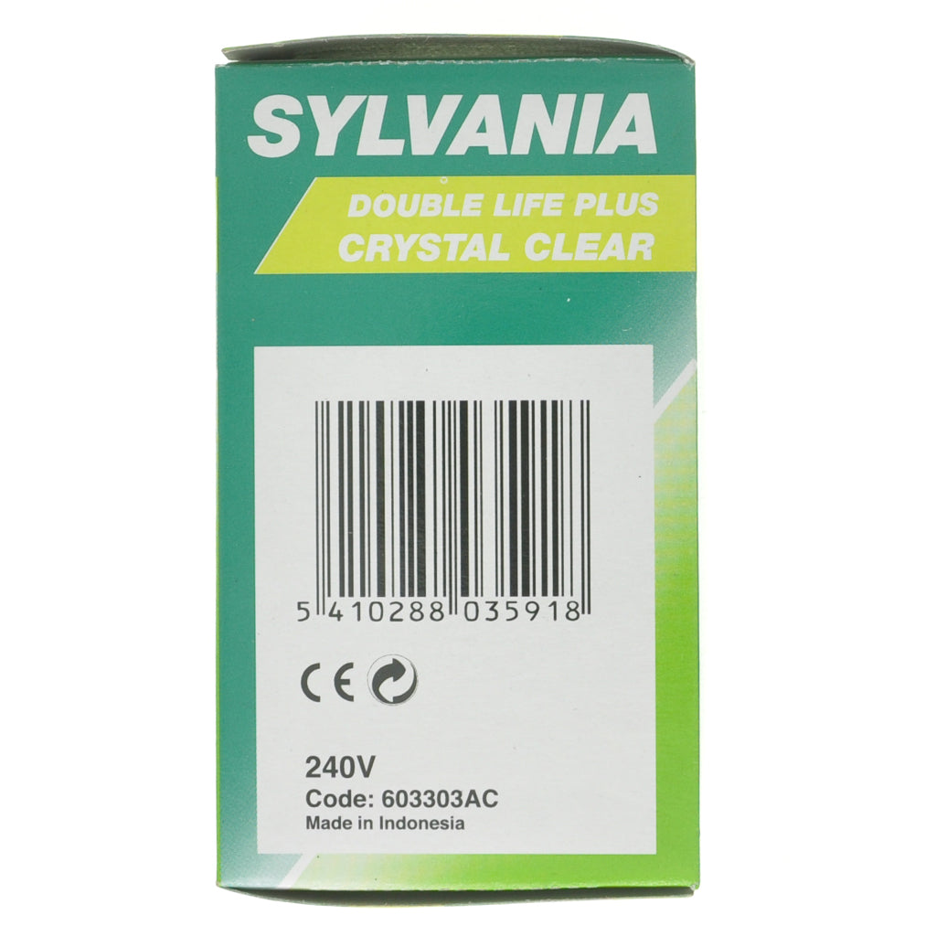 Sylvania GLS Incandescent Light Bulb E27 240V 60W Clear