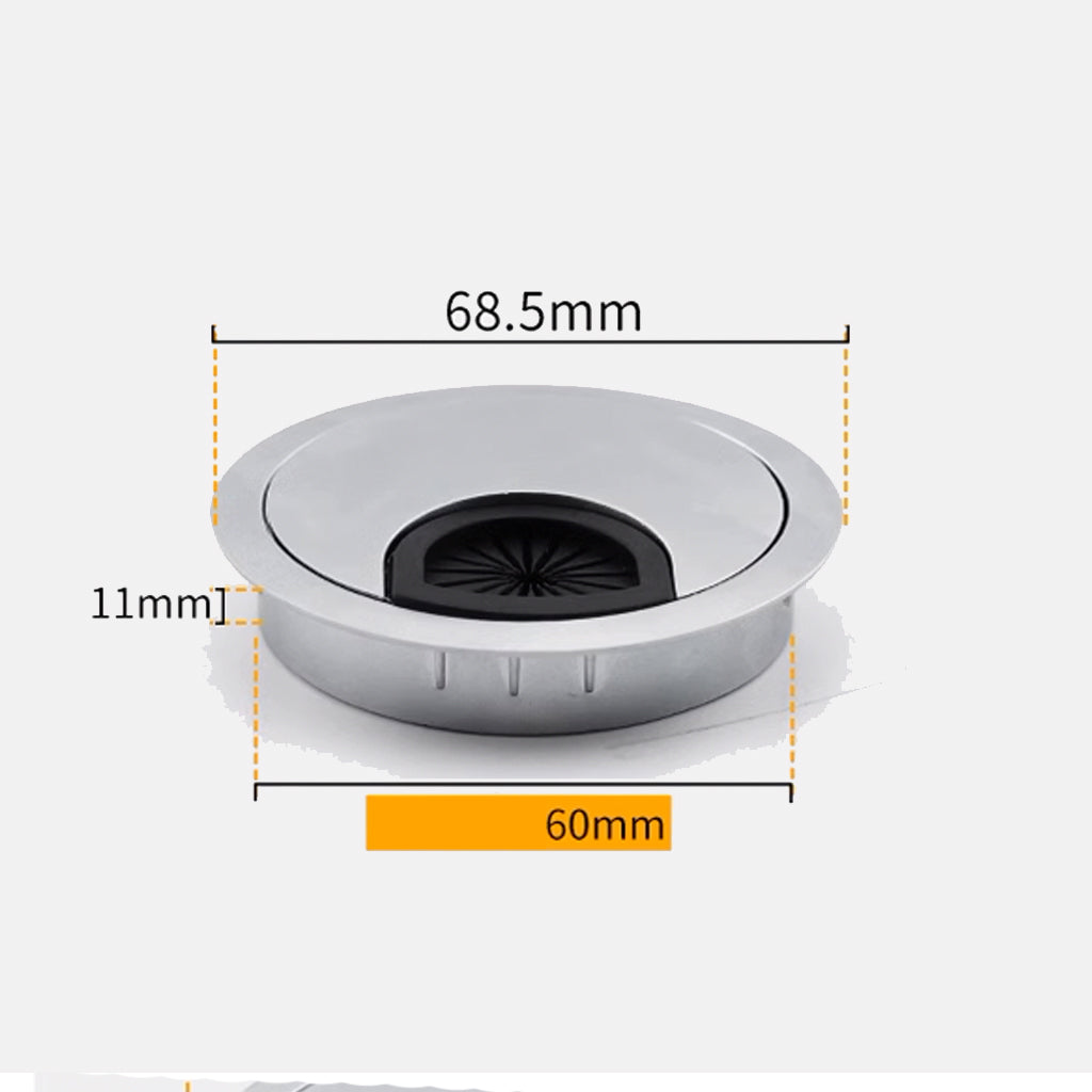 Table Grommet For Cover Wire Cord Cable Zinc Alloy