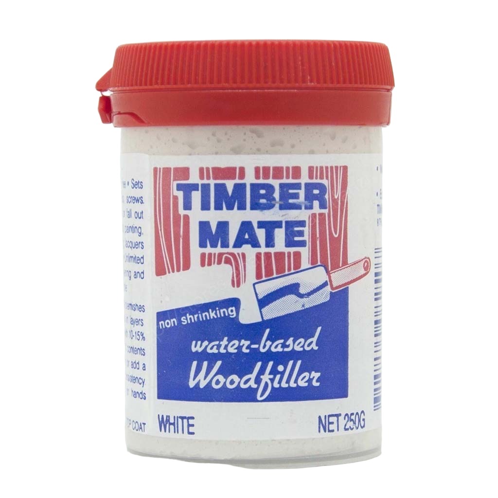 Timber Mate Water-based Wood Filler 250g WHITE TWH25