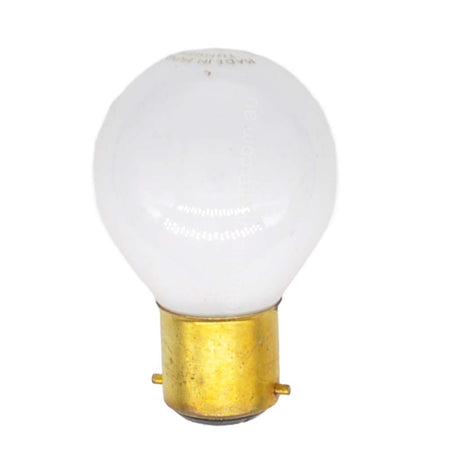 Tungsram Fancy Round Incandescent Light Bulb B22 240V 25W Opal