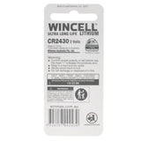 WINCELL Lithium Coin Cell Battery 3V 300mAh CR2430