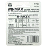 WINMAX Ultra Long Life Super Alkaline Battery 1.5V Size D LR20 1211