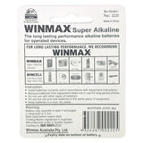 WINMAX Ultra Long Life Super Alkaline Battery Size C LR14