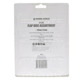 WORK FORCE Flap Disc Assortment 125mm 4Pcs 90942