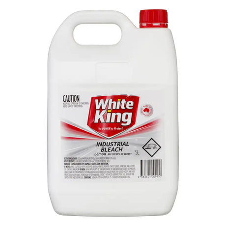 White King Industrial Bleach Cleaner Lemon 5L