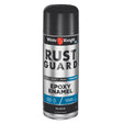 White Knight Rust Guard Epoxy Enamel Spray Paint Gloss Black 310g