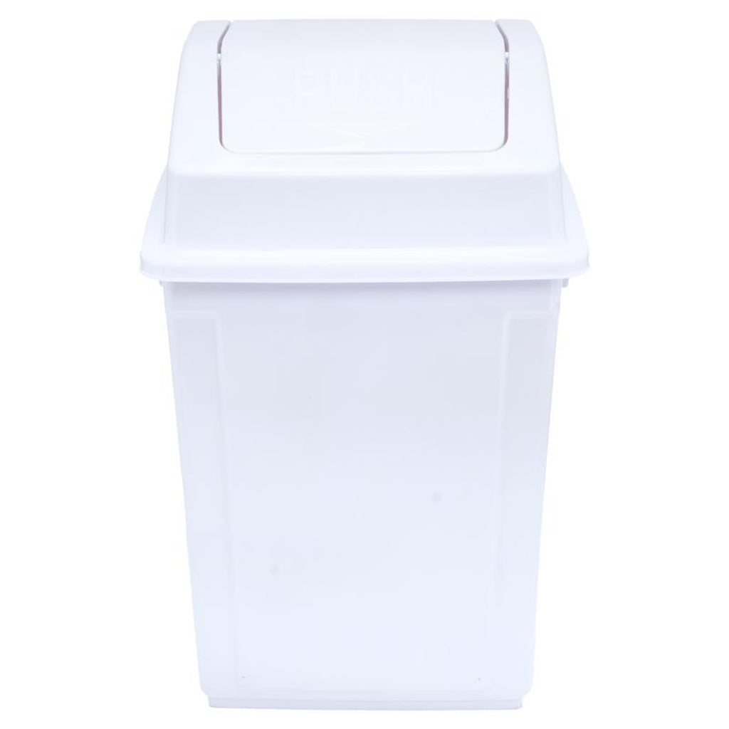 Xtra Kleen Heavy Duty Swing Top Bin White 60L