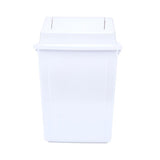 Heavy Duty Swing Top Bin White 40L