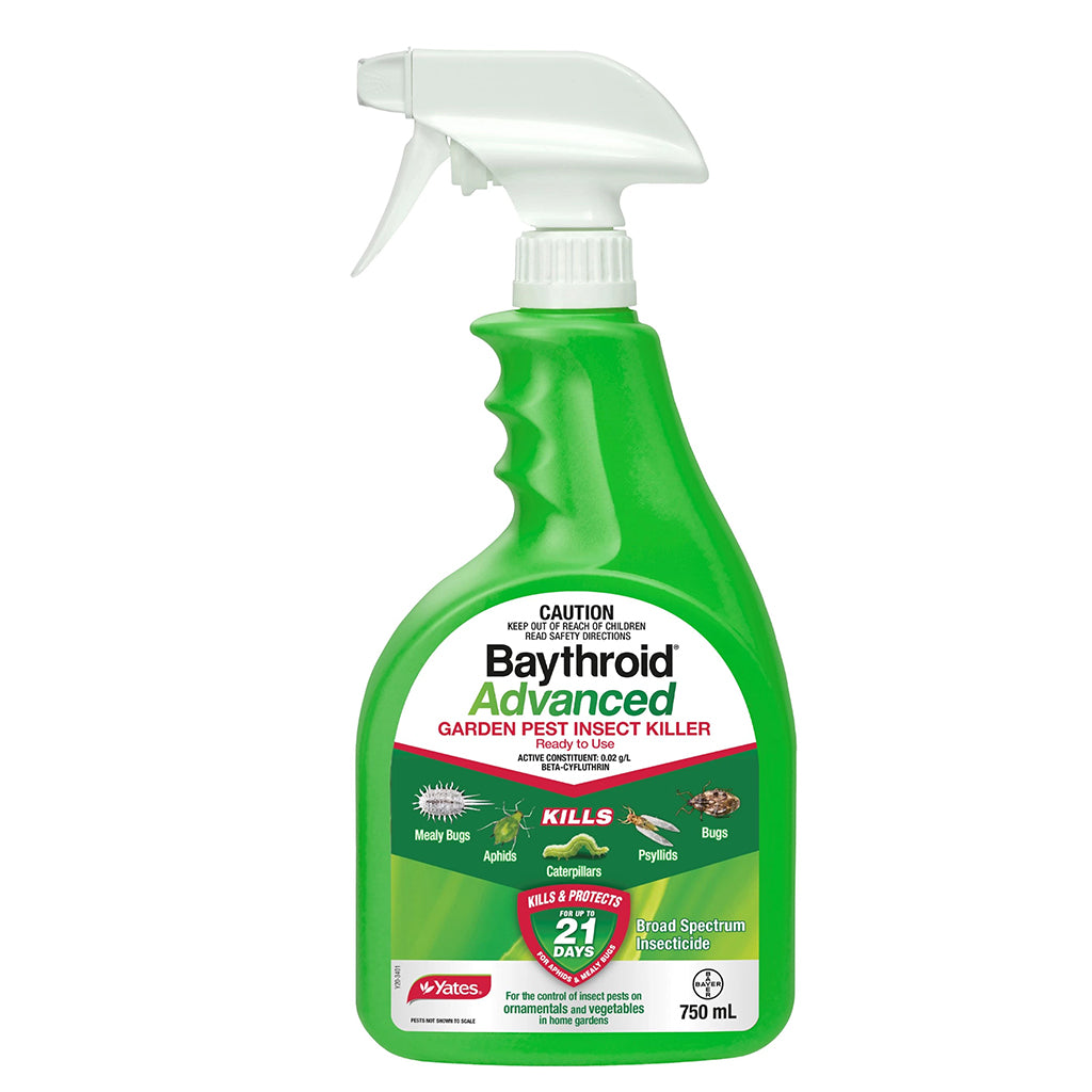 Yates Baythroid Advanced Garden Pest Insect Killer RTU 750ml