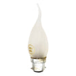 Yvonne Sanders Flame Tip Candle Incandescent Light Bulb B22 220V 60W Frosted