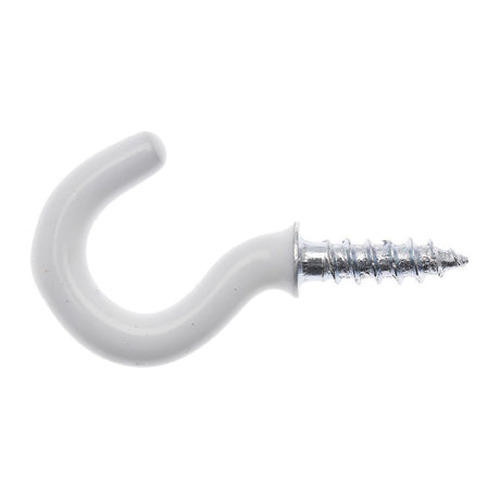 ZENITH Cup Hooks 2.2x15mm White Plastic WIC0315