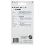 Zenith Cabin Hook 100mm Polished Brass WCA1100