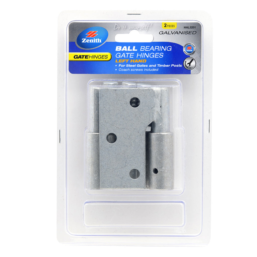 Zenith Left Hand Ball Bearing Gate Hinge Galvanised HAR3201