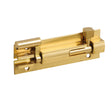 Zenith Offset(Necked) Bolt 75mm Solid Brass Polished Brass HBP2200