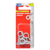 Zenith Screw Eyes 30mm Zinc Plated WIC2130