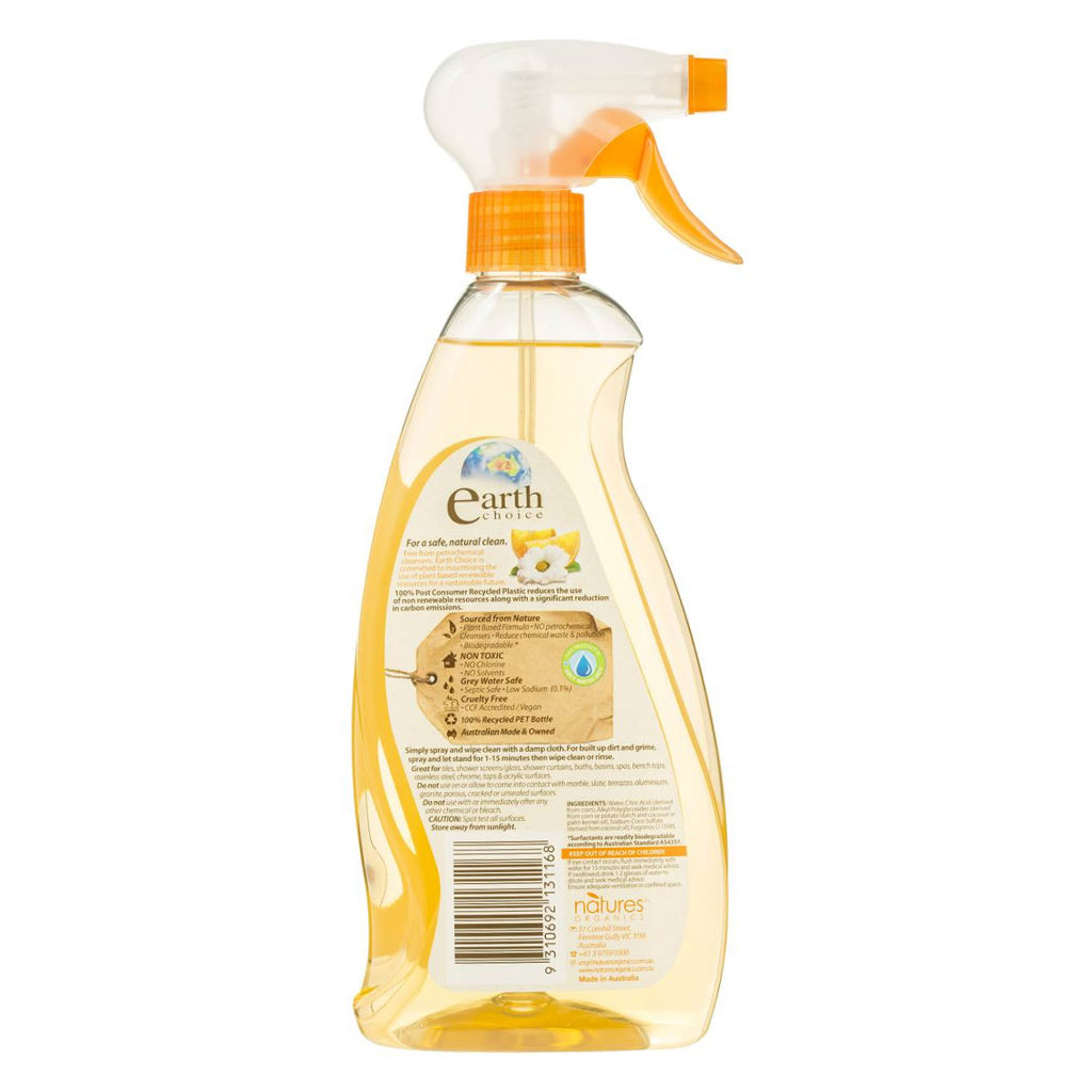 earth choice Natural Antibacterial Bathroom & Shower Cleaner 600ml