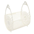 ellise Collapsible Plastic Peg Basket 24X15X20cm White HOM-860