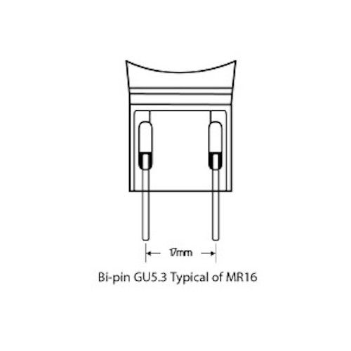 Crompton MR16 Halogen Light Bulb GU5.3 12V 20W 36° BAB 11062