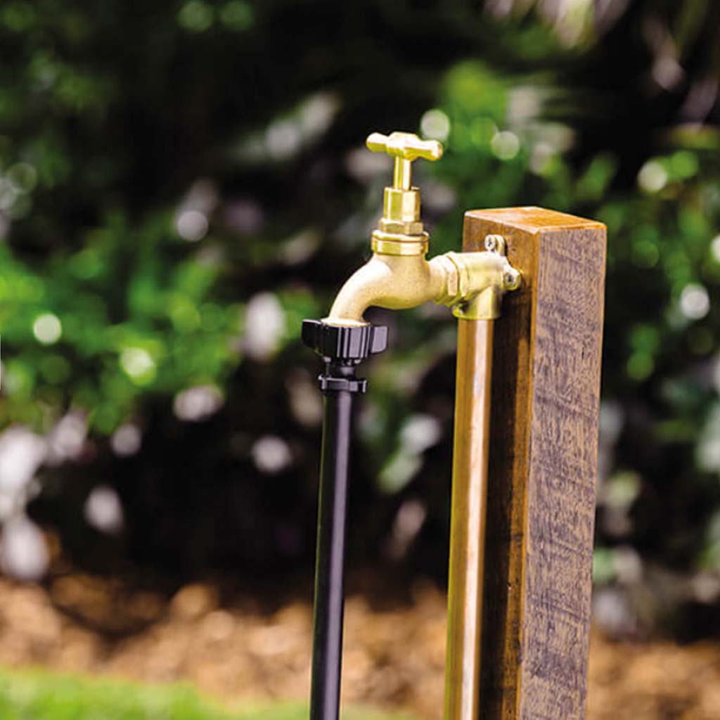 connect 19mm irrigation poly pipe to garden tap