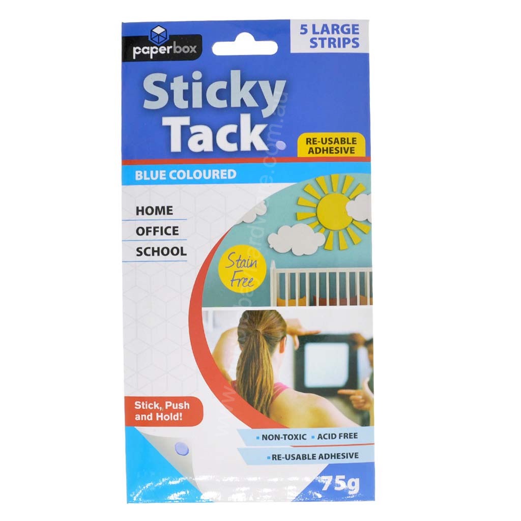 paperbox Reusable Adhesive Blue Tack ACID Free 75g