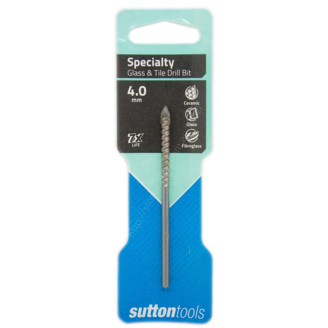 suttontools Drill Bits For Glass and Tiles 4mm D6040400