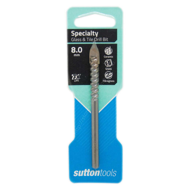 suttontools Drill Bits For Glass and Tiles 8mm D6040800