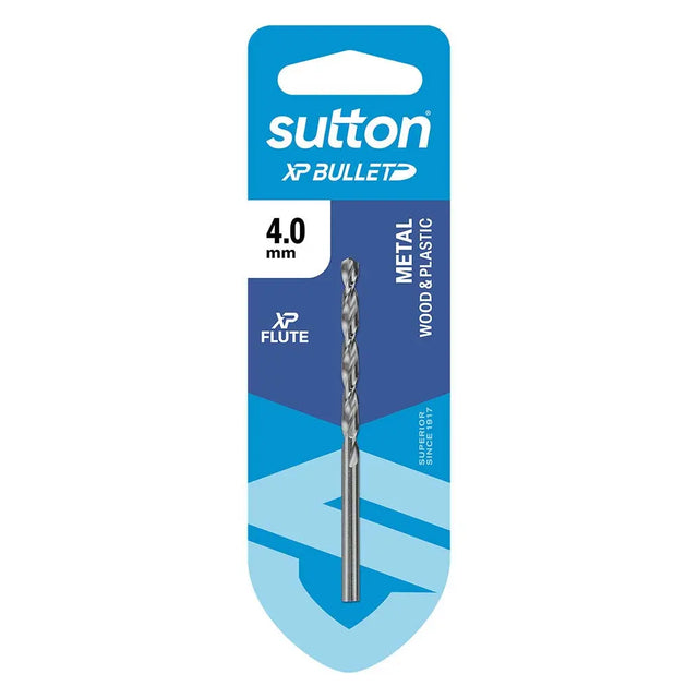 suttontools HSS Bright XP Bullet Jobber Drill Bit 4.0mm D220H0400