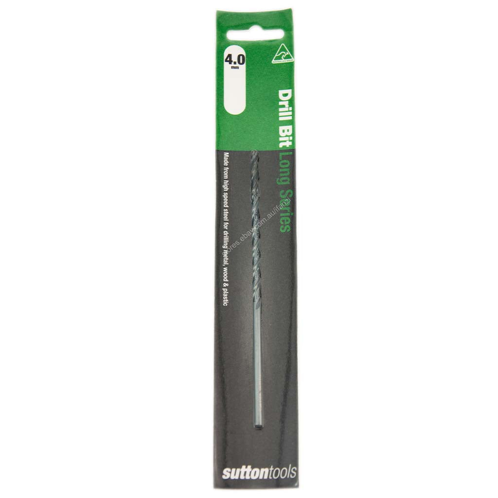 suttontools HSS Long Series Drill Bits 4mm D1100400