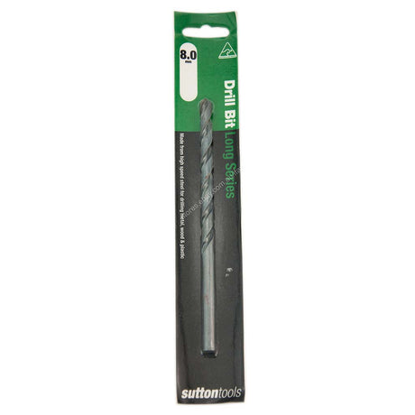 suttontools HSS Long Series Drill Bits 8mm D1100800