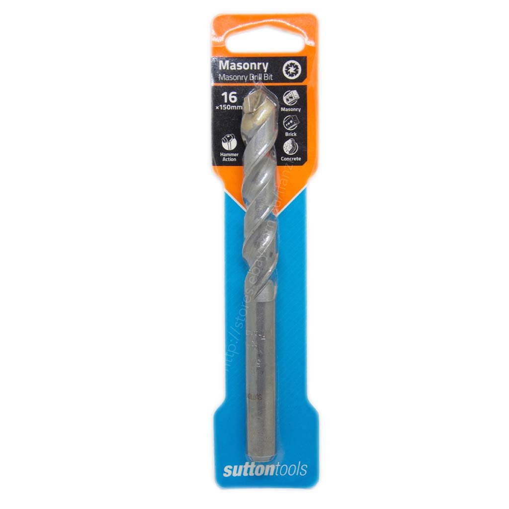 suttontools Masonry Drill Bits Hammer 16x150mm D6011600