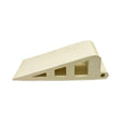 White Rubber Door Stopper 24mm(h) X 65mm(l) - DoubleBayHardware