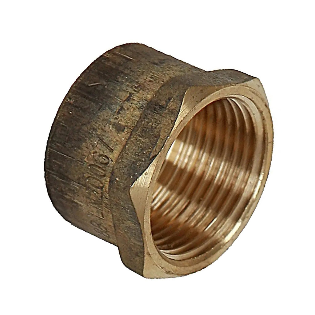 Brasshards Cap Hex Brass 20mm 5CA020B