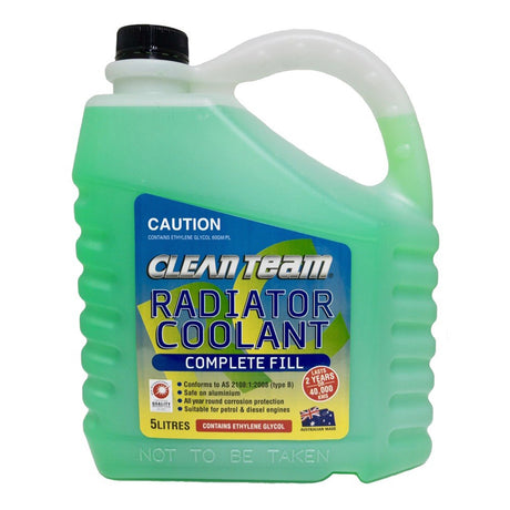 Clean Team Radiator Coolant Complete Fill 5L F127