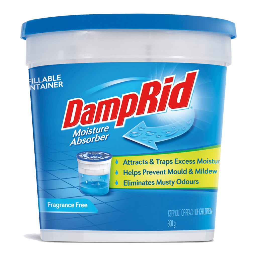 DampRid Refillable Moisture Absorber Fragrance Free 300g FG01