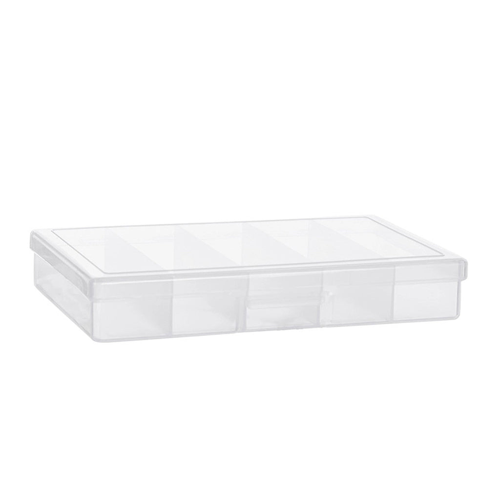 Fischer Storage Box 5 Compartments Clear