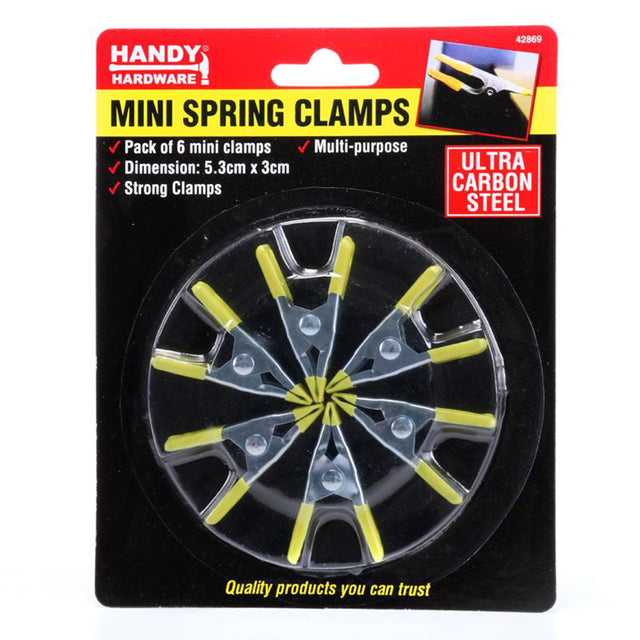 HANDY HARDWARE Mini Spring Clamps 42869